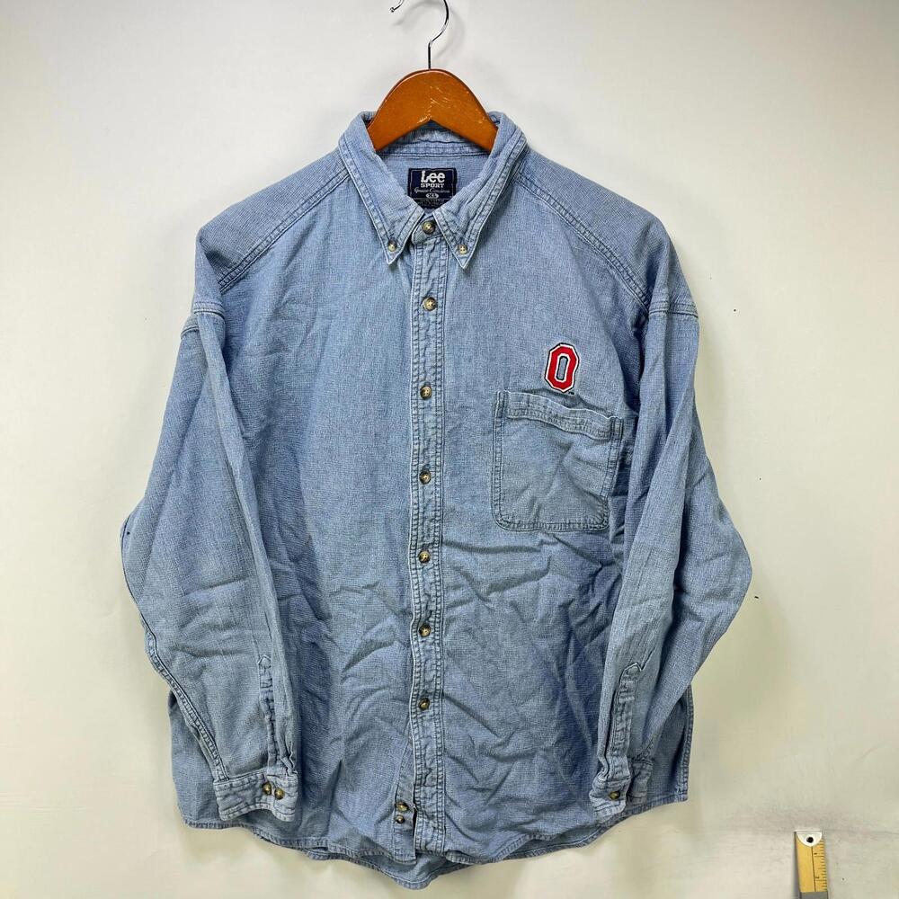 Vintage Ohio State Buckeyes Lee Button Up Shirt XL